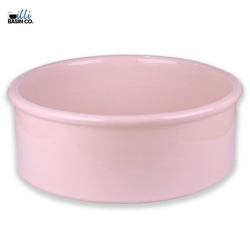 CYLINDRIC SHAPE SOLID COLOR PASTEL ROSE