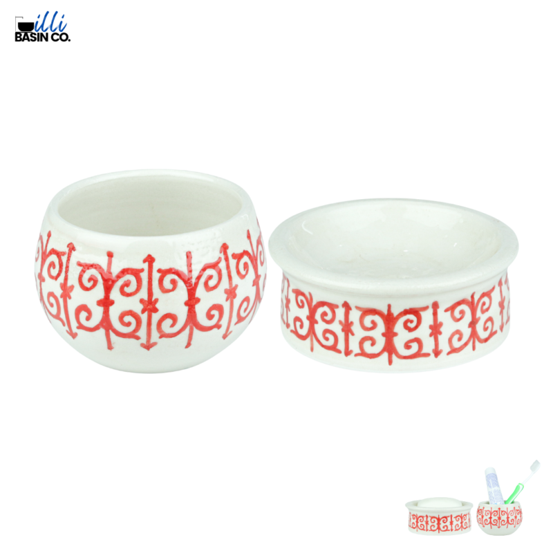 ILLI BASIN ACCESSORIES RED GRID