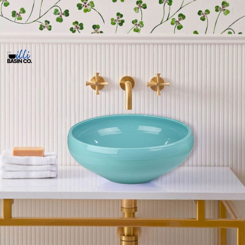 ILLI BASIN BOWL SHAPE TURQUOISE