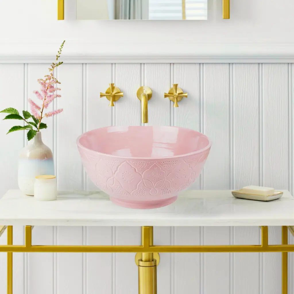 ILLI BASIN CO BOWL SHAPE HANDMADE MOROCCO